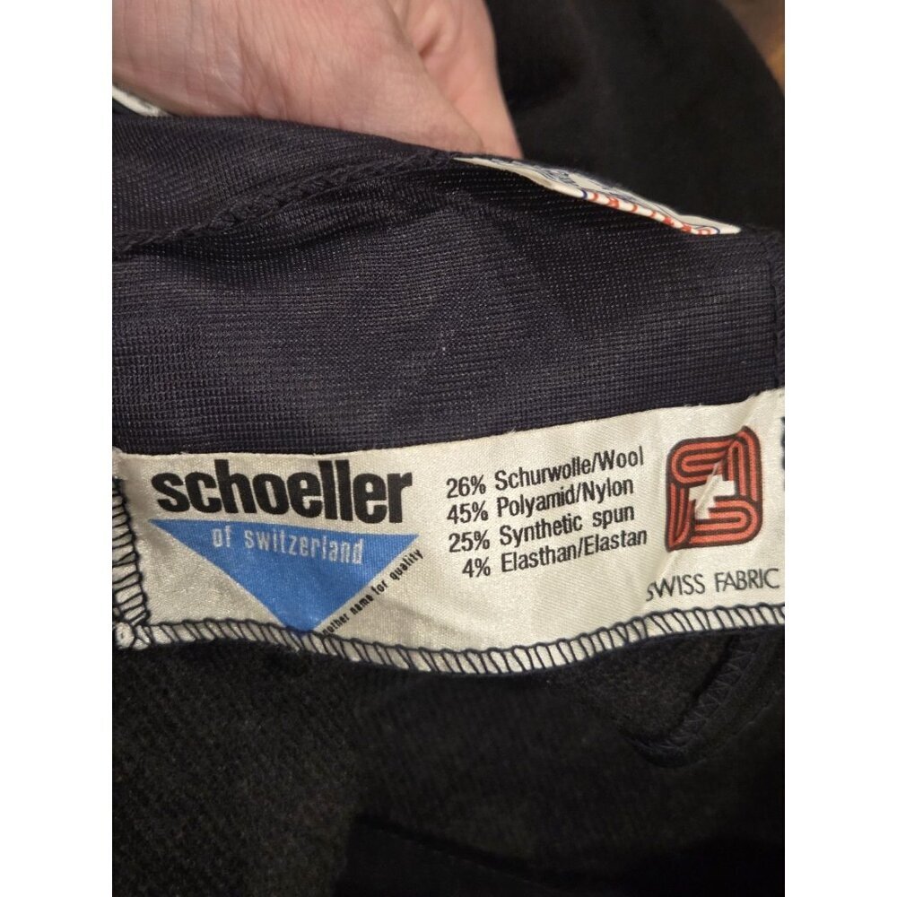 Vtg Roffe Alpine Ski Pants Schoeller Fabric Switzerland 80s Retro Winter - Picture 8 of 16
